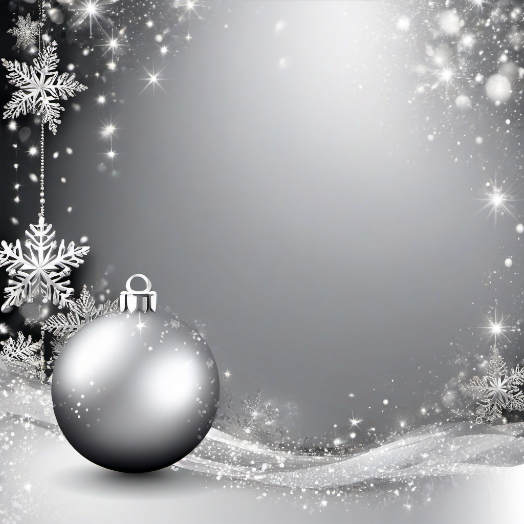 Christmas Background Wallpaper - silver christmas wallpaper  