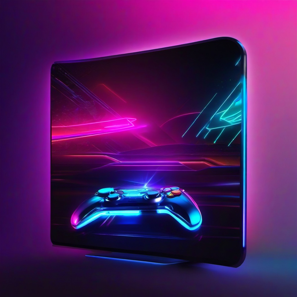 Neon Background Wallpaper - neon gaming background  