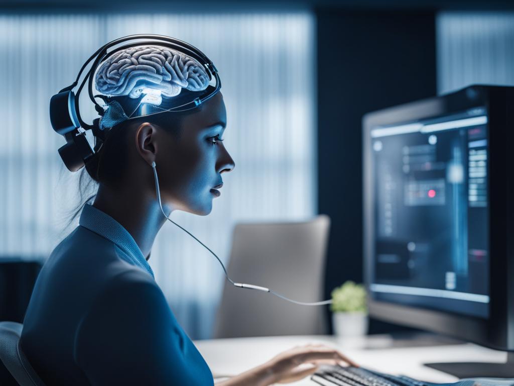 brain-computer interface implants, enhancing cognitive abilities and connecting minds. 