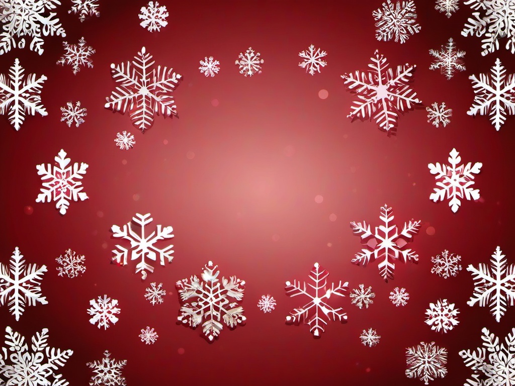 Christmas Border clipart - snowflakes and ornaments border  