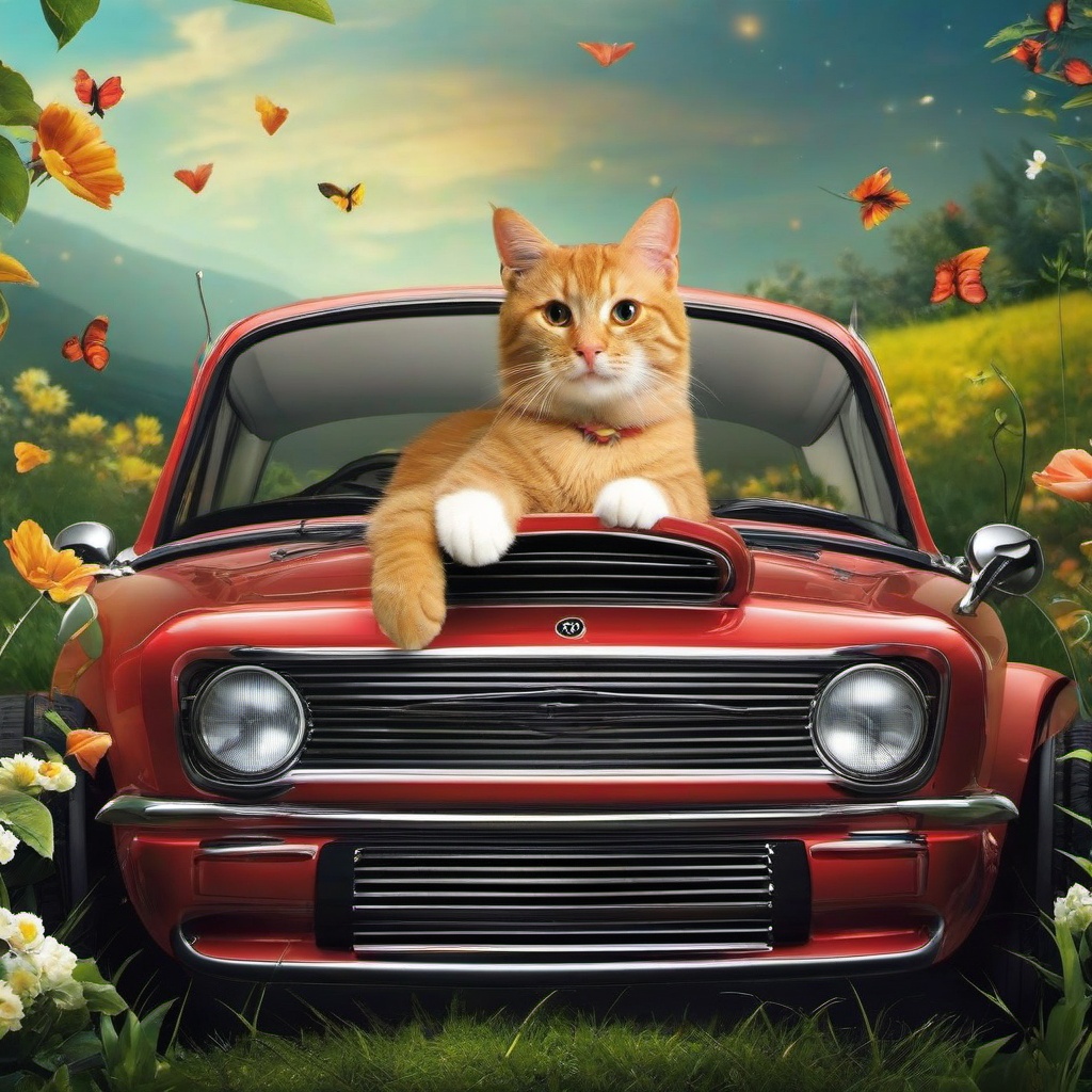 Cat Background Wallpaper - cat car wallpaper  