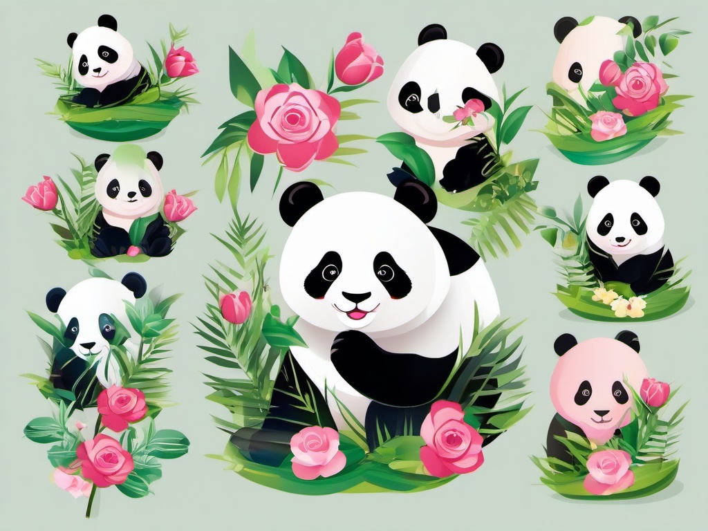 Panda  clipart