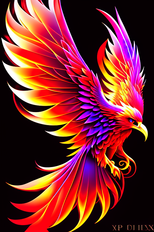 phoenix clipart - pyralis, a blazing and reborn phoenix. 