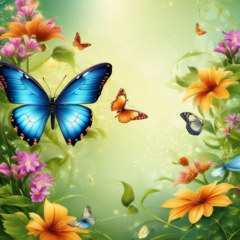Butterfly Background Wallpaper - fairy butterfly background  