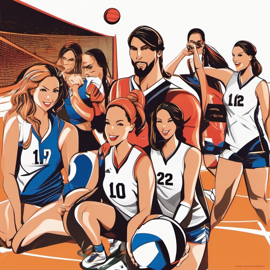 Volleyball  clipart