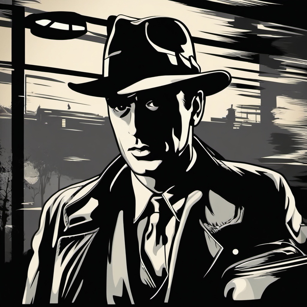 Film Noir Tribute , vintage t shirt vector art