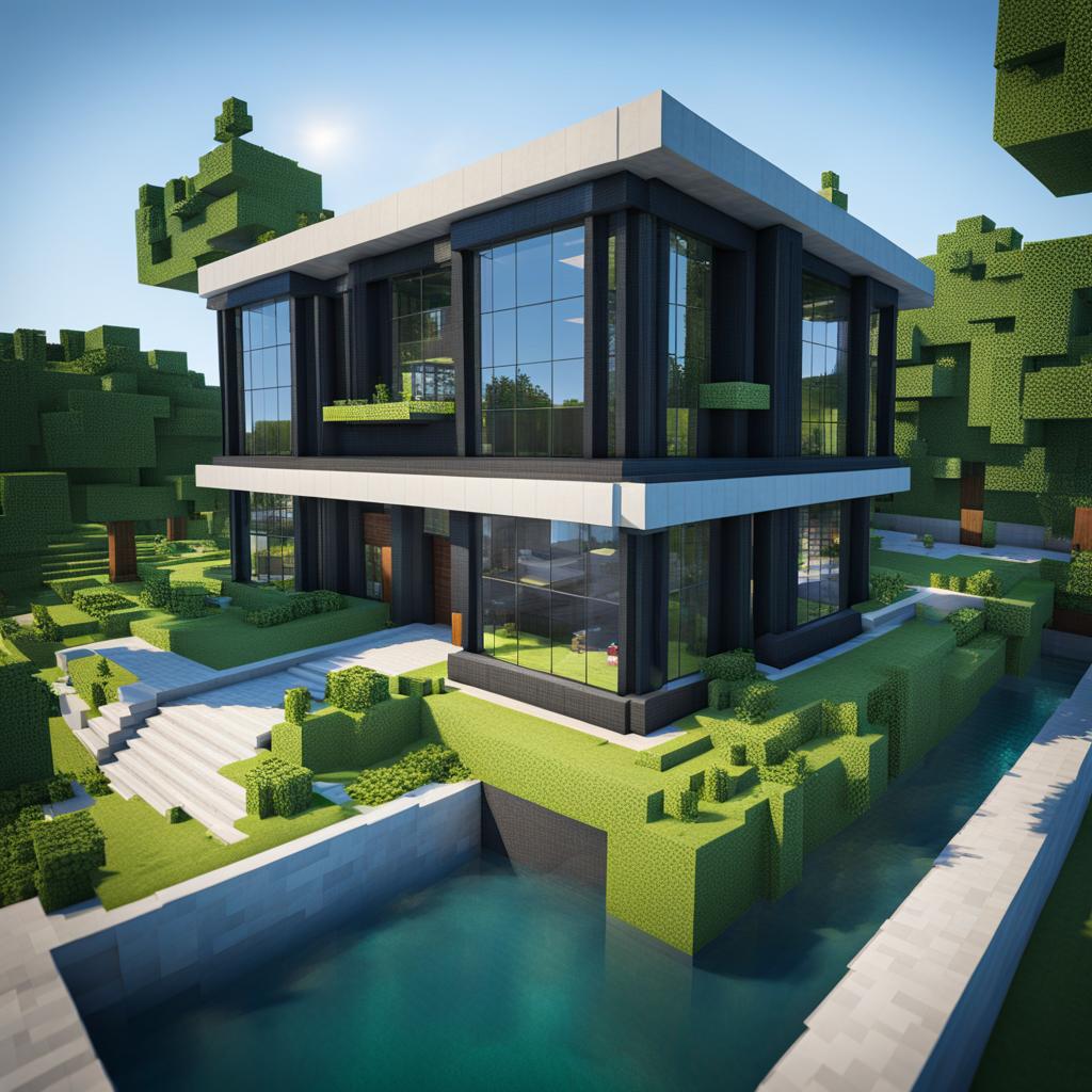 cybersecurity headquarters defending against digital threats - minecraft house design ideas 