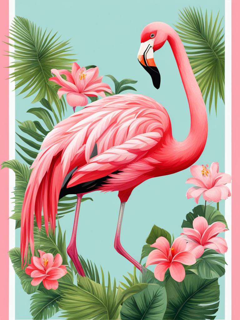 flamingo clipart 