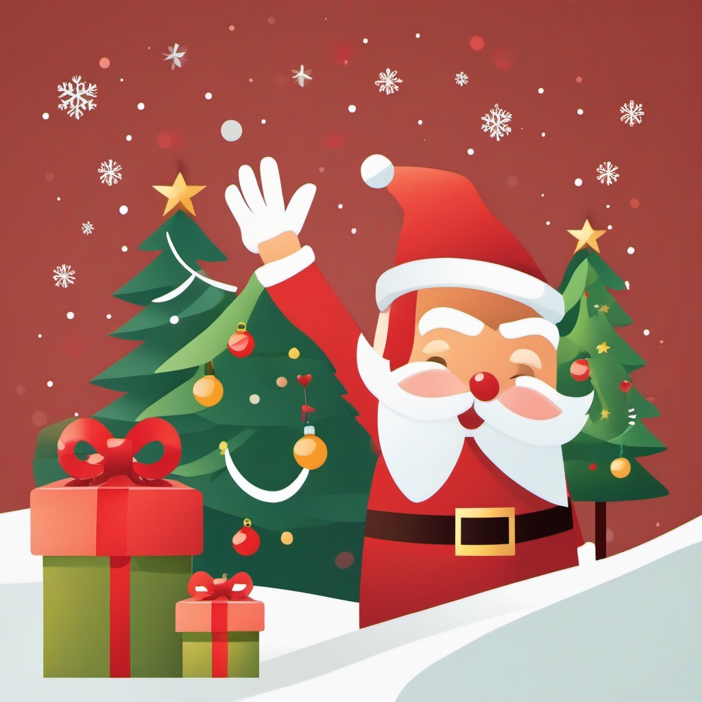 Christmas free clipart images, Free and delightful Christmas-themed illustrations.  simple, 2d flat