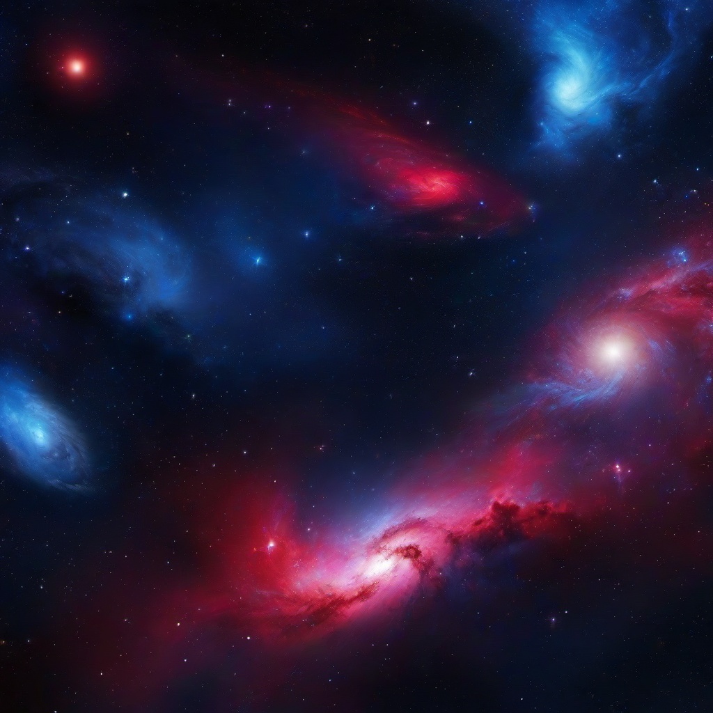 Galaxy Background Wallpaper - blue and red galaxy wallpaper  