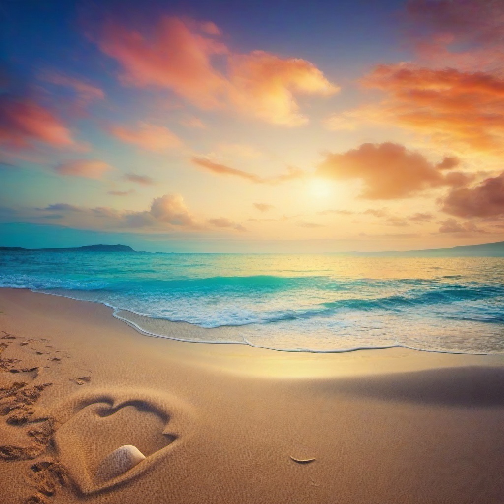 Beach Background Wallpaper - beach love background  