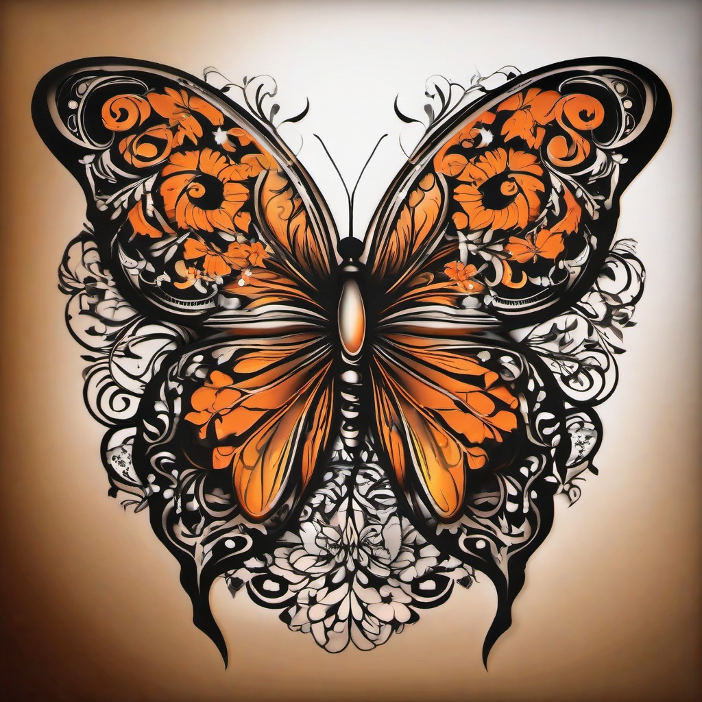 multiple sclerosis butterfly tattoo  