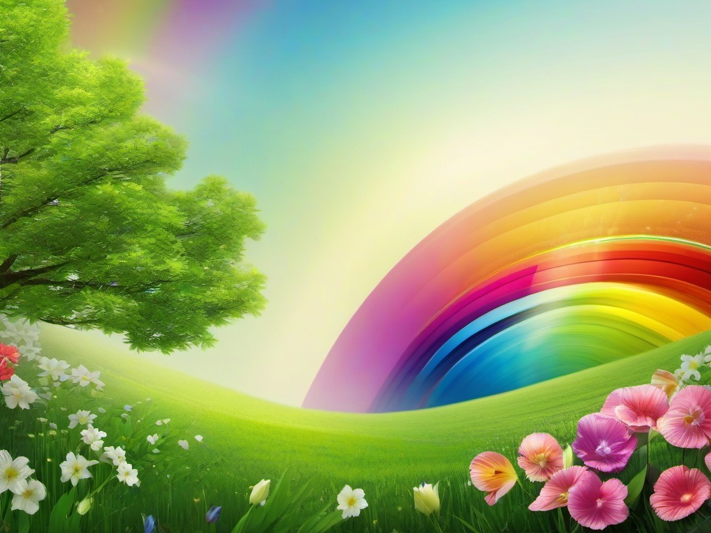 Spring Rainbow Wallpaper  