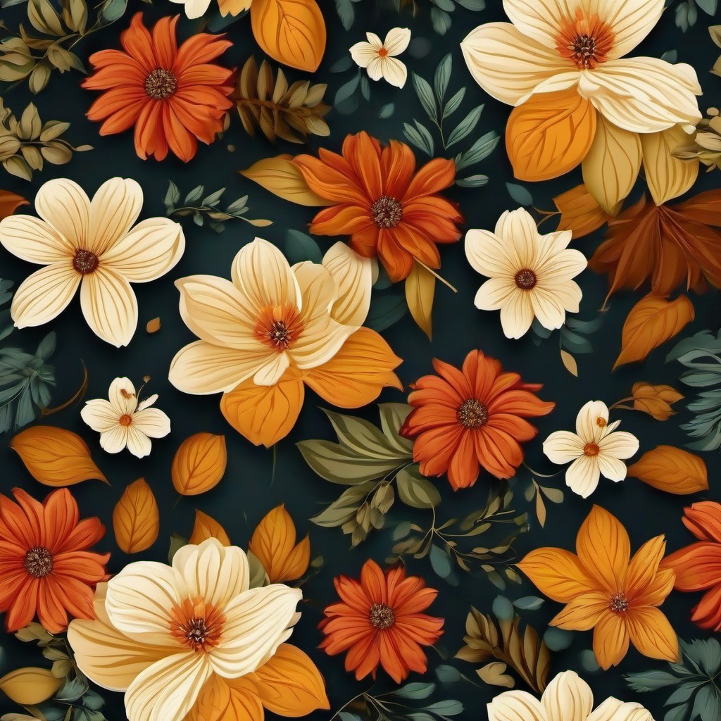 Flower Background Wallpaper - fall floral background  