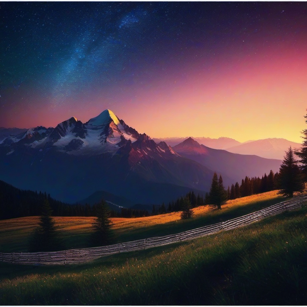 Mountain Background Wallpaper - mountain stars wallpaper  