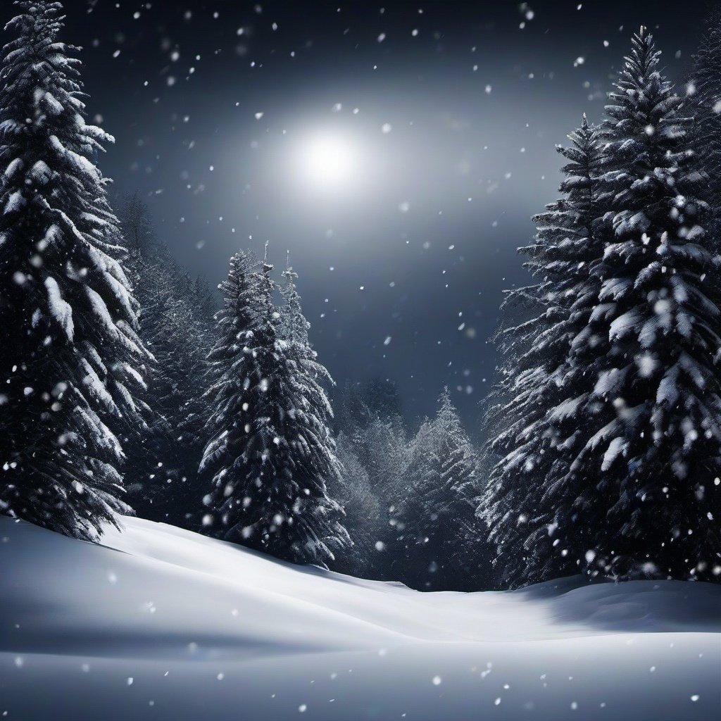 Snow Background Wallpaper - snow falling on black background  