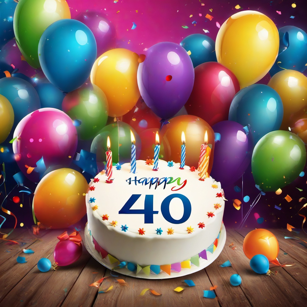 Party Background Wallpaper - happy 40th birthday background  