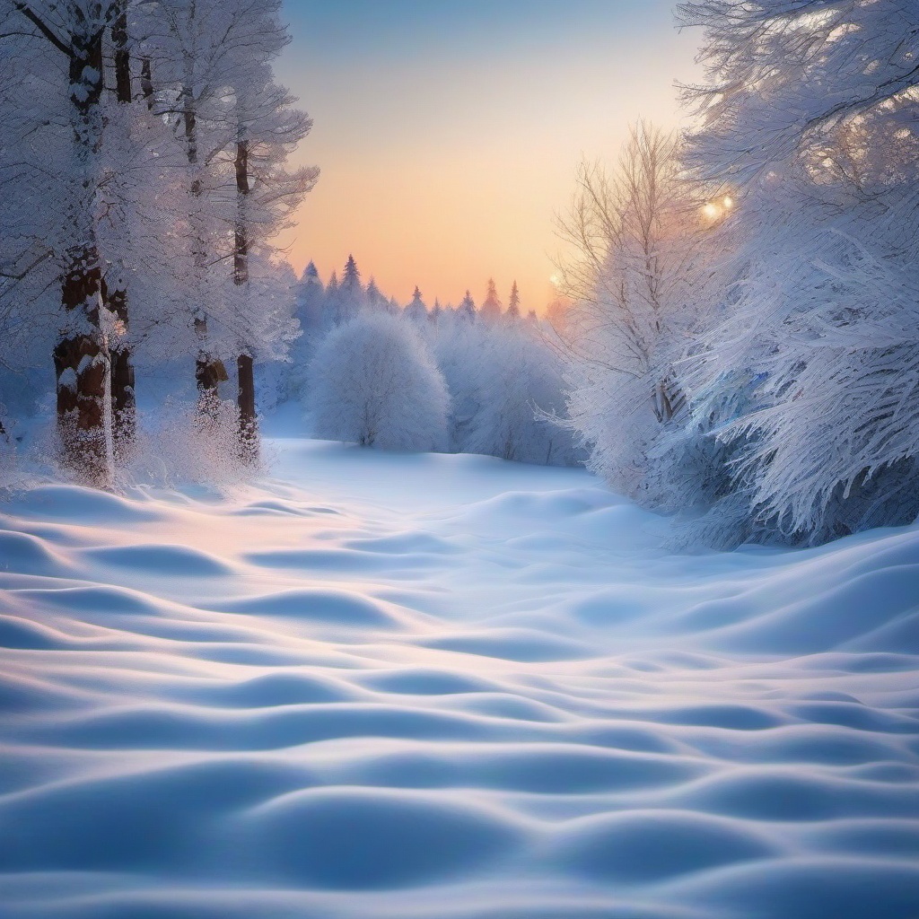 Snow Background Wallpaper - winter photo backdrop  