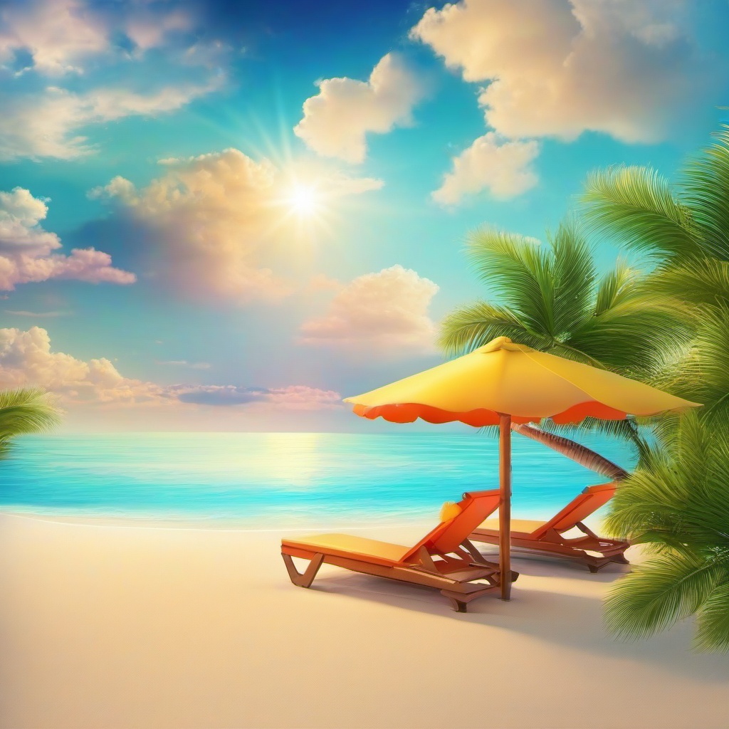 Beach background - bright beach background  