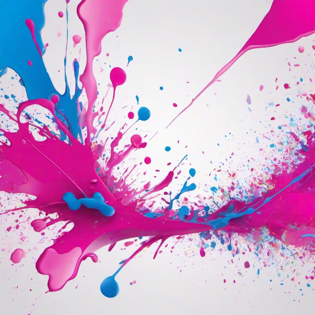 Splash Background - pink and blue paint splatter background  