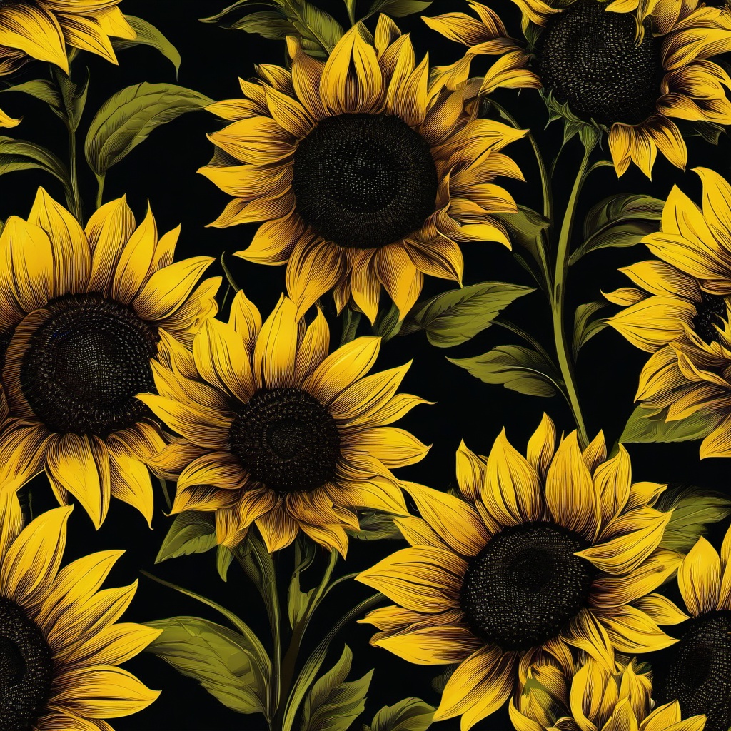 Sunflower Background Wallpaper - sunflower wallpaper black background  
