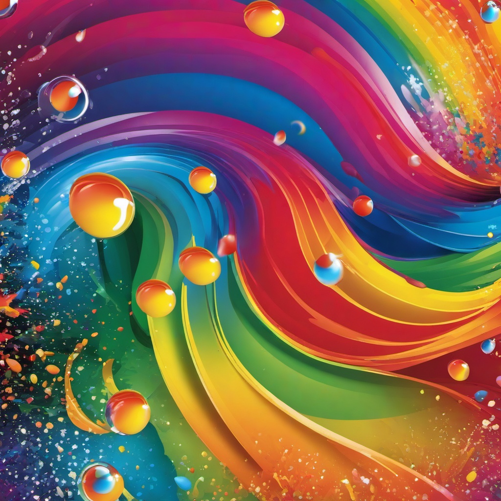 Splash Background - rainbow splash background  