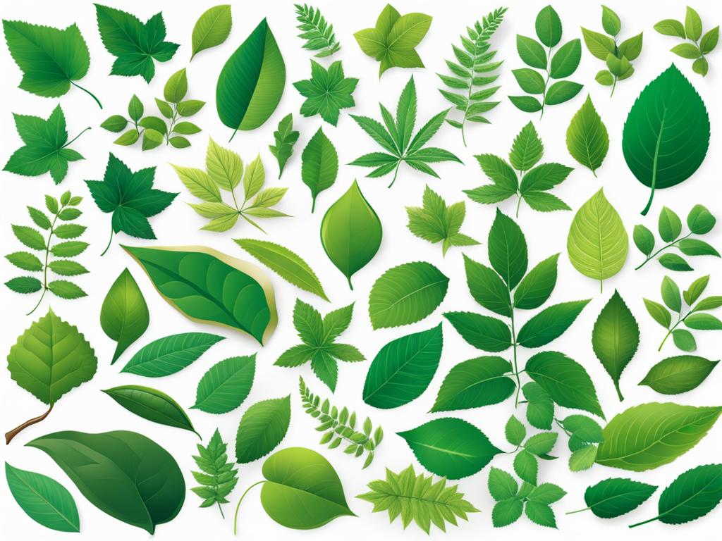 leaf clipart - a detailed and green leaf, a symbol of nature. 