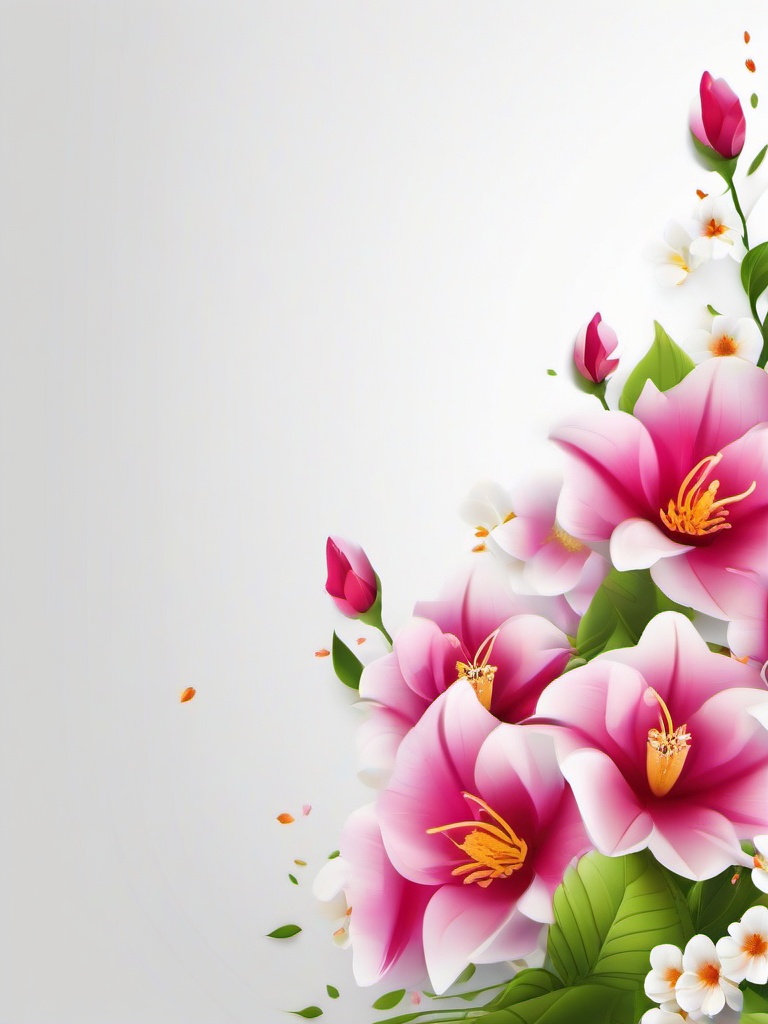 Flower Background Wallpaper - white background flower  