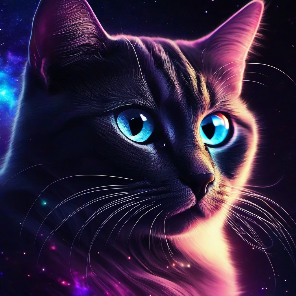 Galaxy Background Wallpaper - background galaxy cat  