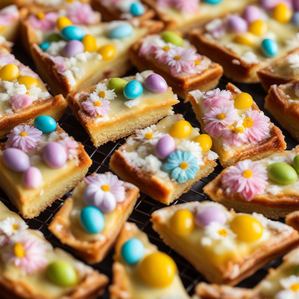 mazurek, polish easter pastry, devoured at a colorful family gathering in krakow. 