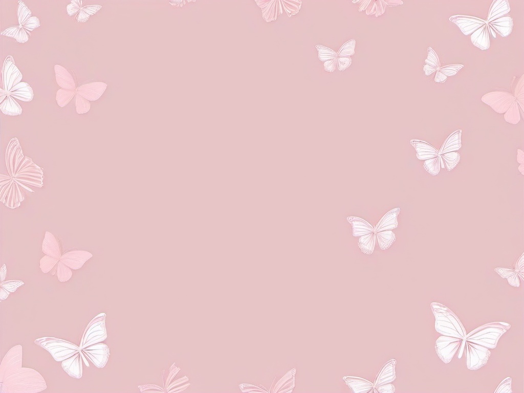 Pink Butterfly Wallpaper-Pale pink background with delicate butterflies in soft pastels  background wallpaper