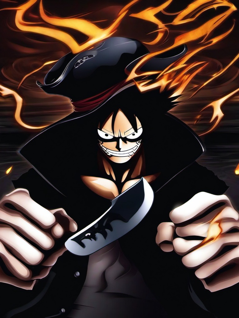 Dark One Piece Wallpaper  ,mobile iphone background wallpaper