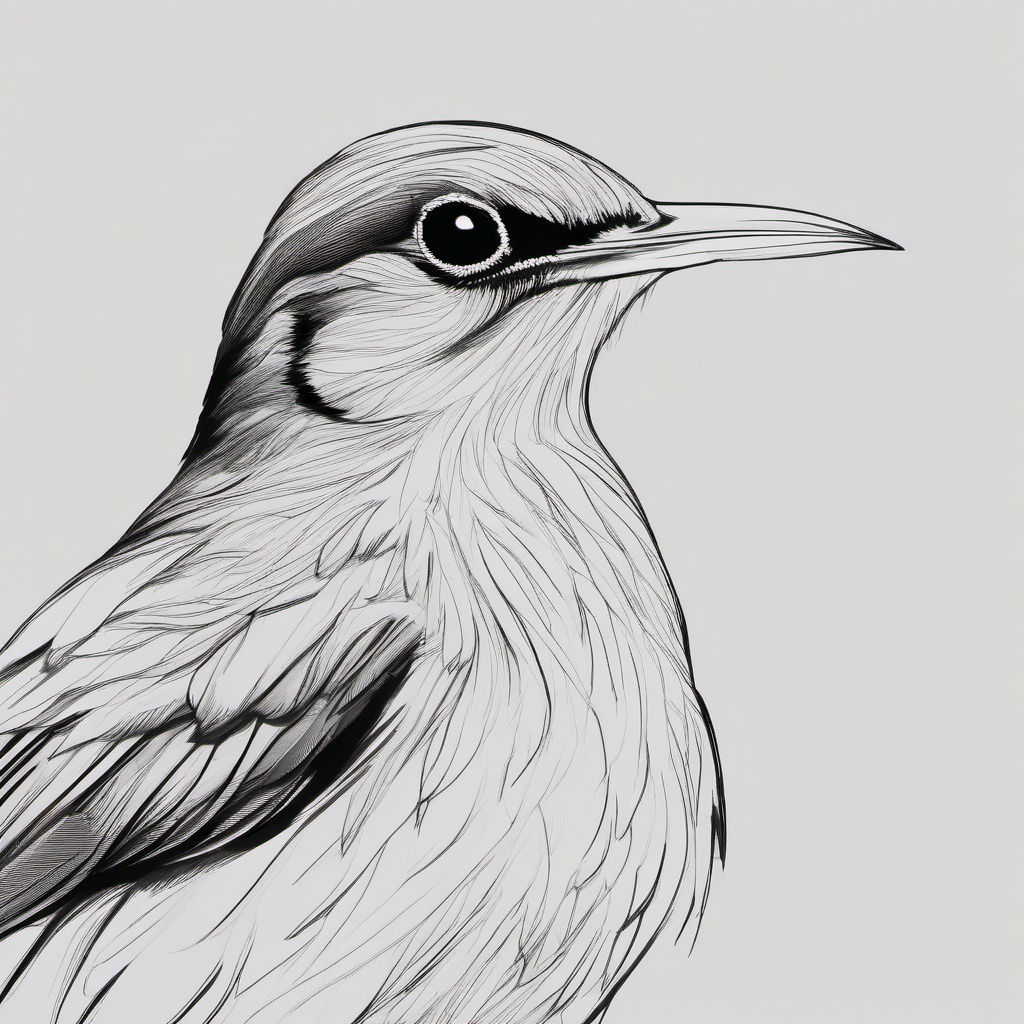 sketch of bird easy  minimal rough sketch scribbles,doodles,black and white