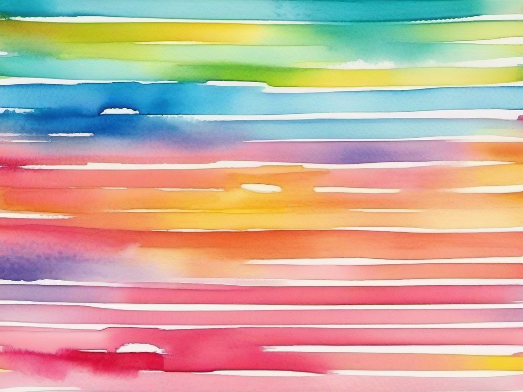 Water Color Rainbow Background  