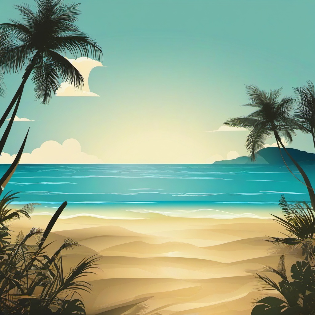 Beach Background Wallpaper - a beach background  