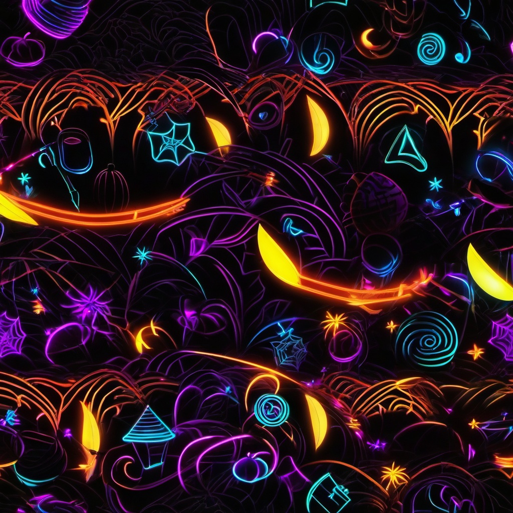Neon Background Wallpaper - neon halloween wallpaper  