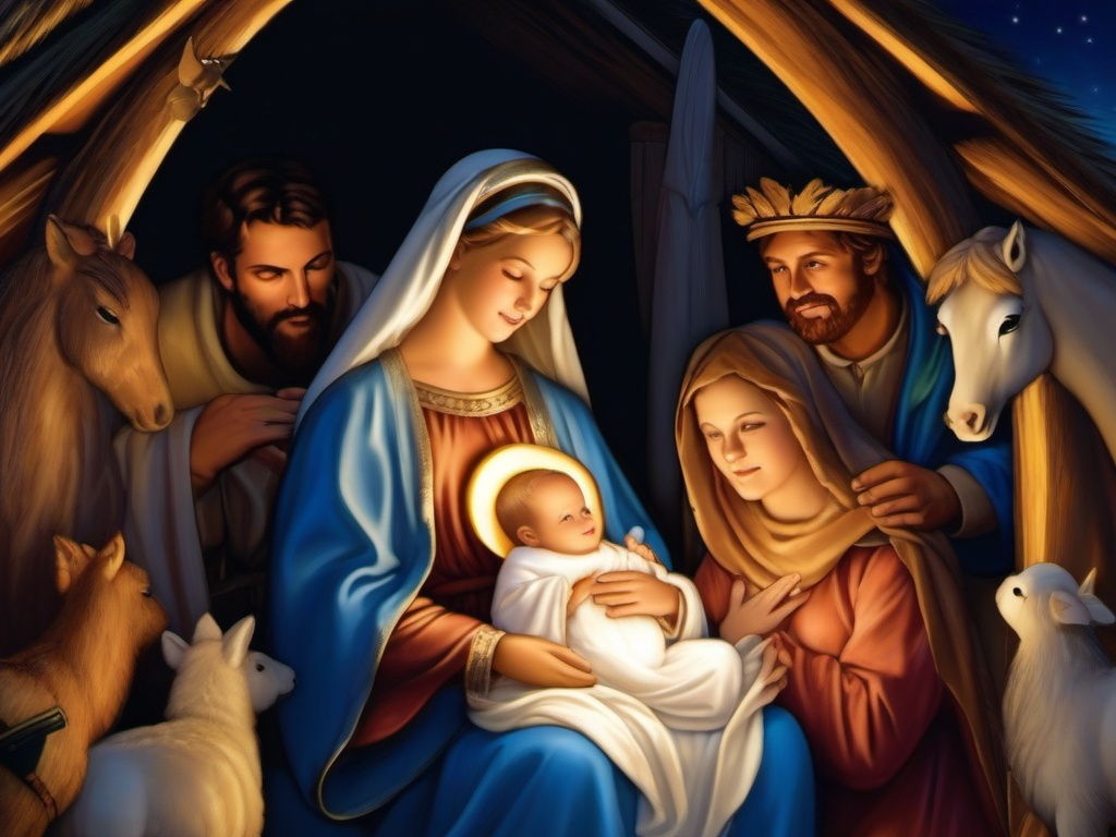 Free Nativity Wallpaper  