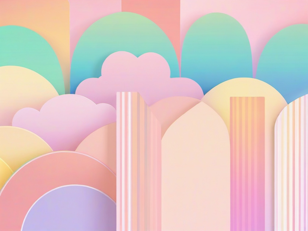 Wallpaper Rainbow Pastel  