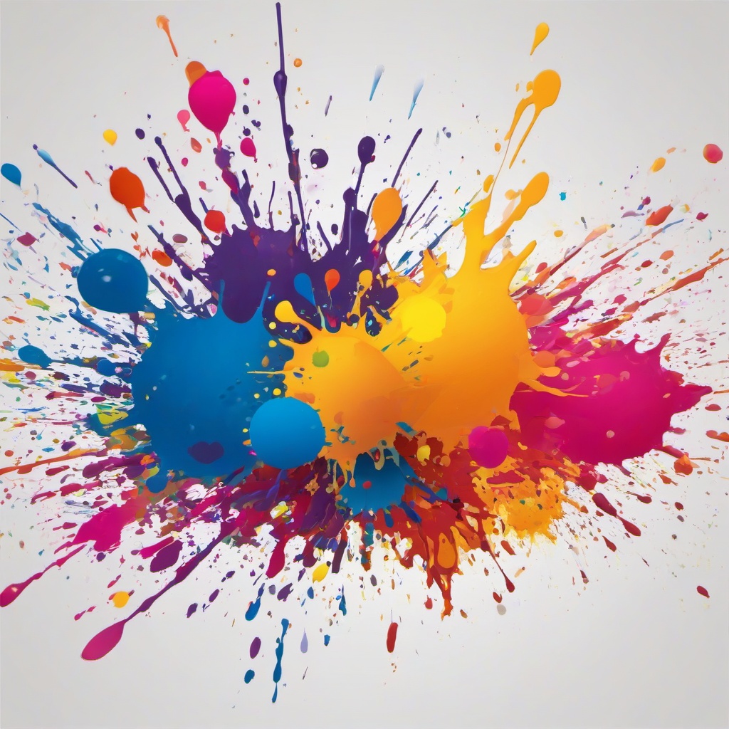 Splash Background - art splatter background  