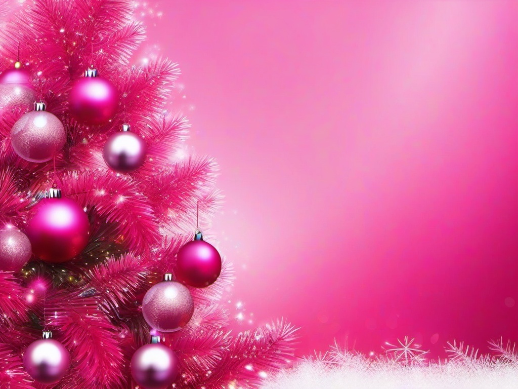 Light Pink Christmas Wallpaper  