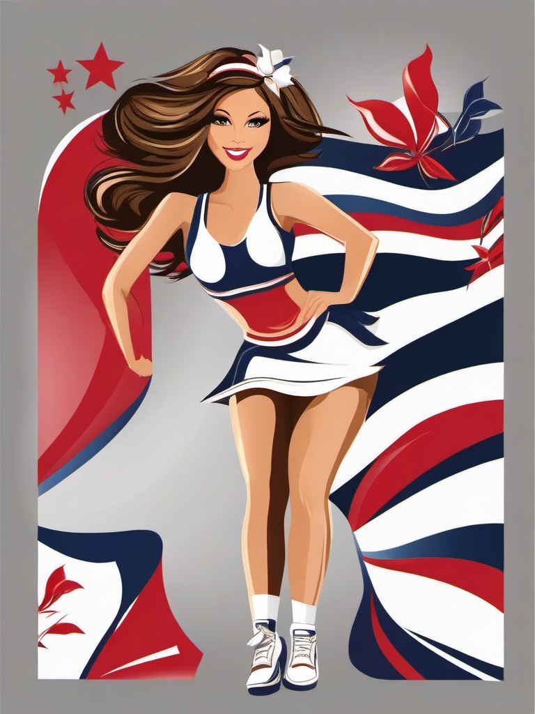 Cheerleader  clipart