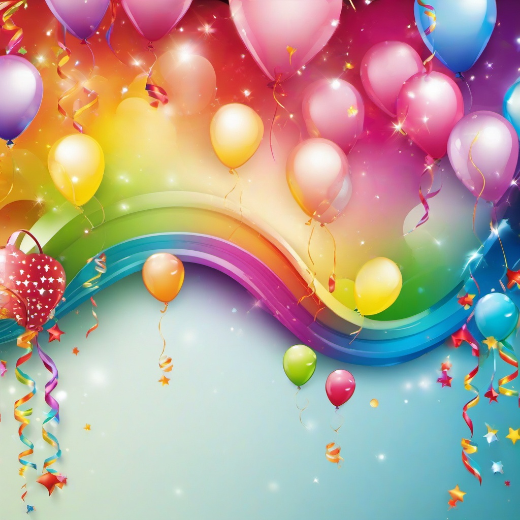 Birthday Background Wallpaper - background rainbow birthday theme  