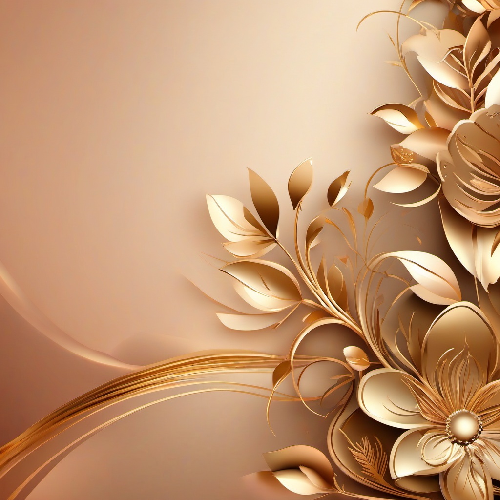 Gold Background Wallpaper - rose gold flower background  