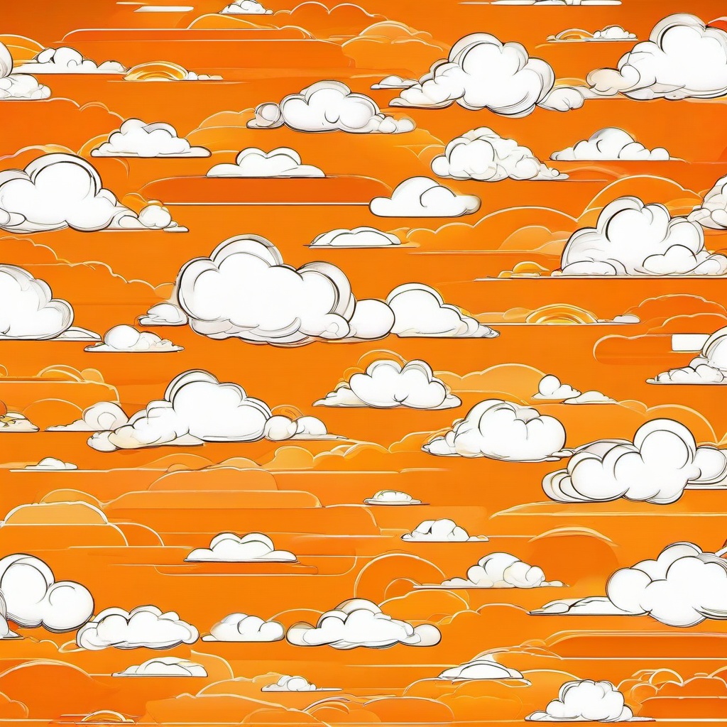 Orange Background Wallpaper - orange cloud wallpaper  