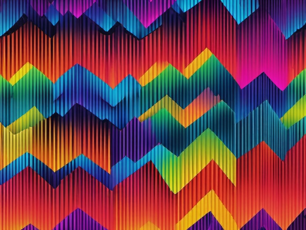 Rainbow Pattern Wallpaper  