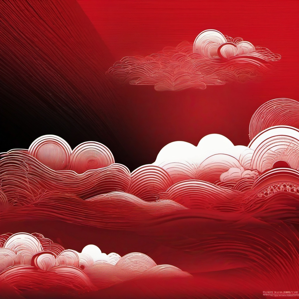 Red Background Wallpaper - red cloud background  