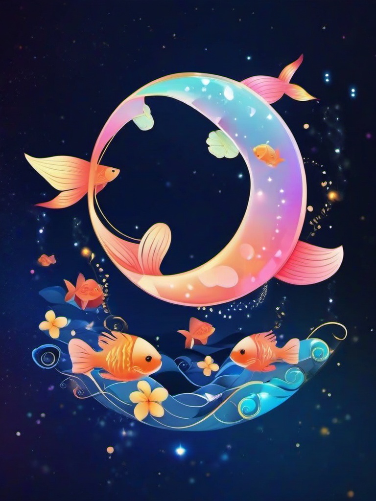 cute pisces wallpaper  ,mobile iphone background wallpaper