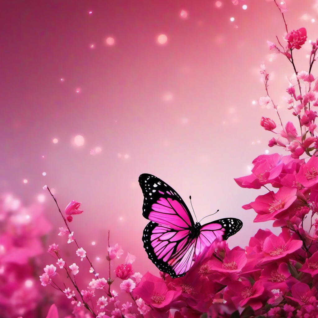 Butterfly Background Wallpaper - aesthetic pink butterfly wallpaper  