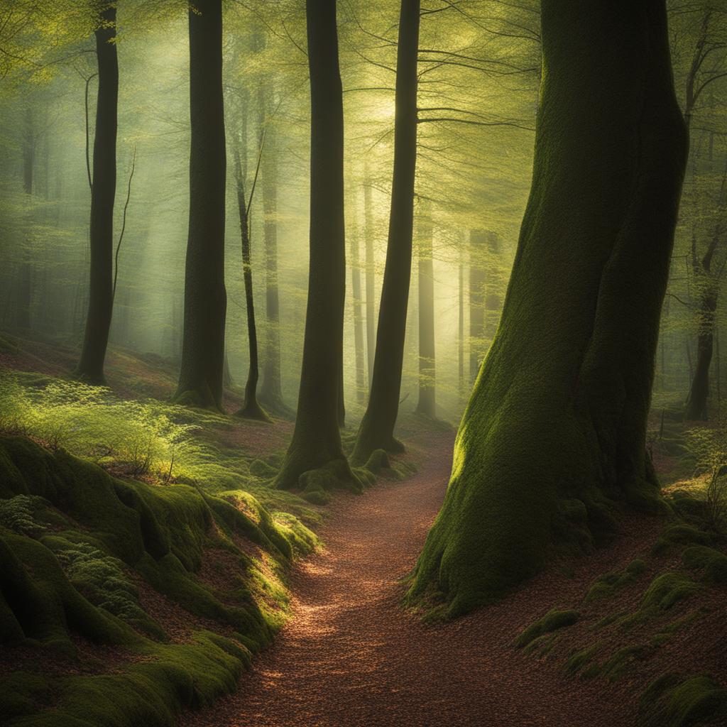 odenwald forest mysteries - capture the mystical ambiance of the odenwald forest, where ancient trees and hidden glades beckon. 