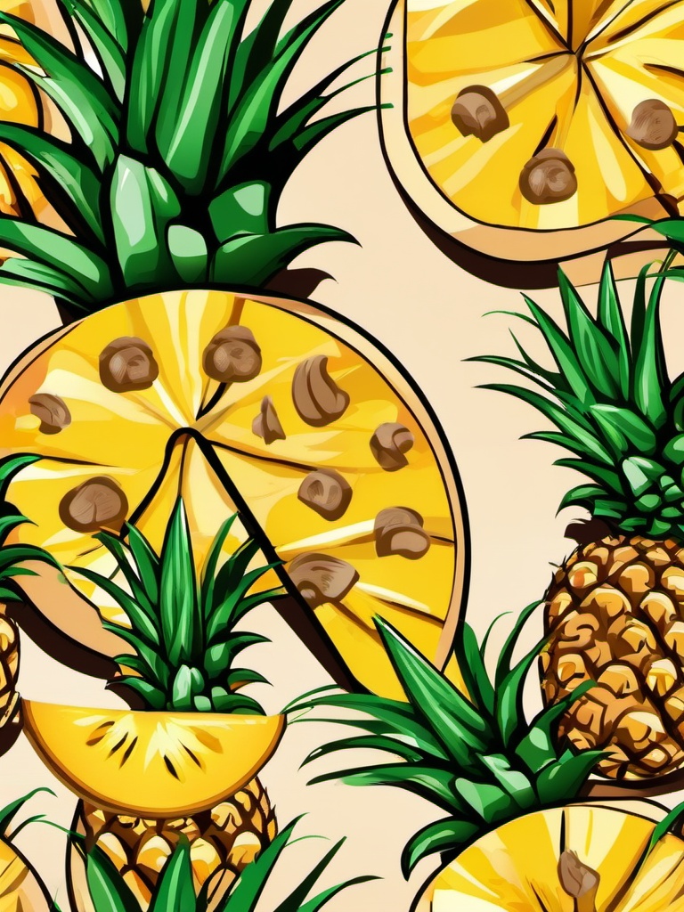 Pineapple clipart - pineapple pizza slice  clipart